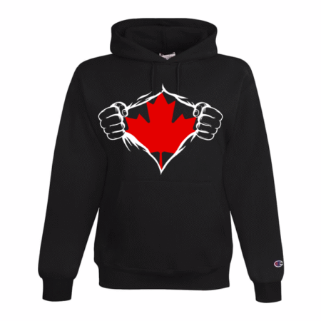 Canadian at Heart Champion Hoodie