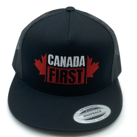 Canada First Black Snap Back