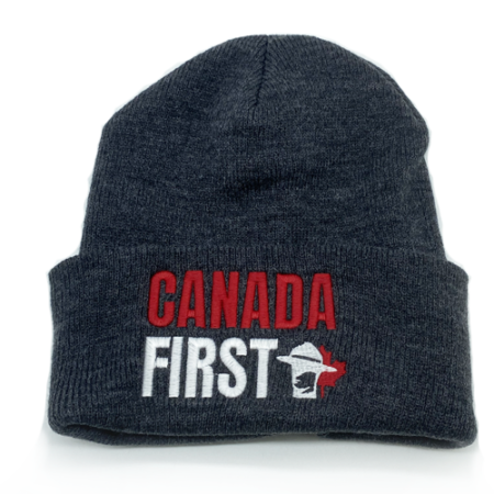 Canadian Nationalist Grey Beanie